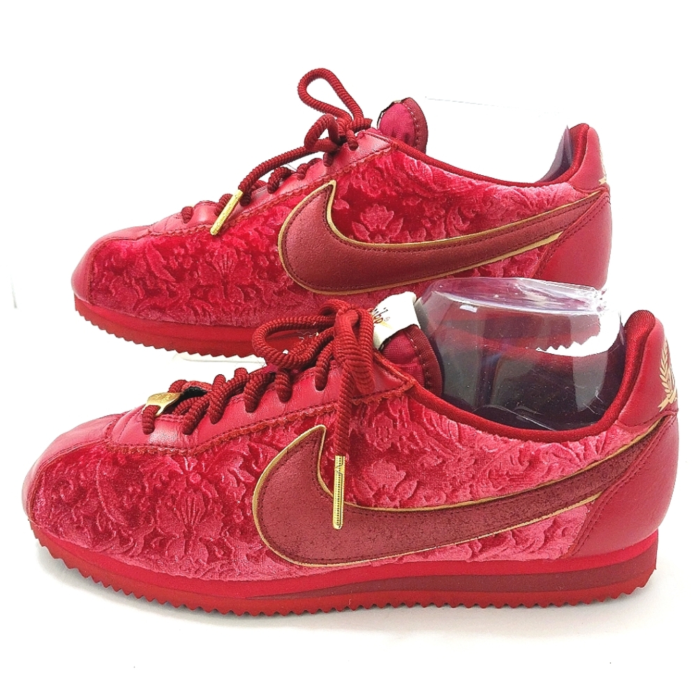 Nike Red and Gold Women's Sneakers